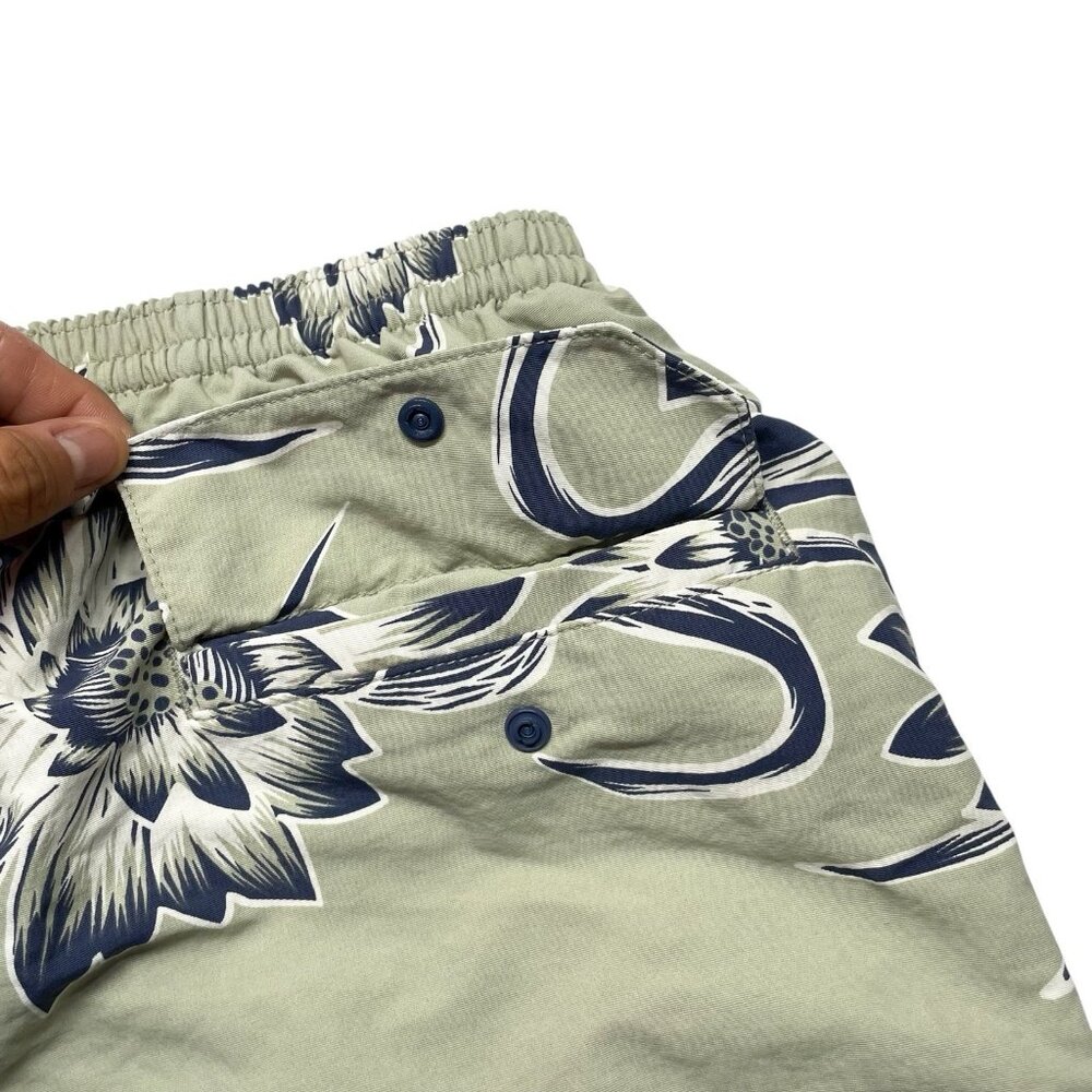 Patagonia Baggies 4” Mesh Lined Green Floral Shorts Size XS Swim Trunks Outdoor - Picture 6 of 9